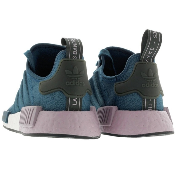 NWT adidas NMD_R1 Teal Running Workout Shoes - Picture 2 of 8